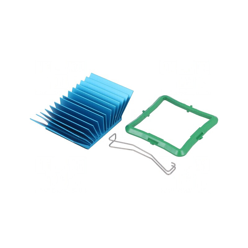 Radiator Extrudat cu Aripioare BGA Albastru 40x40mm | Electronic-mag.ro | Componente Electronice Radiator Extrudat cu Aripioare BGA Albastru 40x40mm | Electronic-mag.ro | Componente Electronice