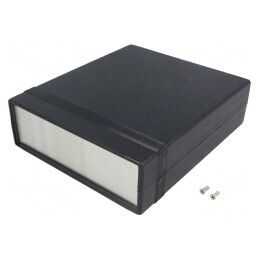 Carcasă ABS Neagră IP54 155x180x52mm | Electronic-mag.ro | Componente Electronice