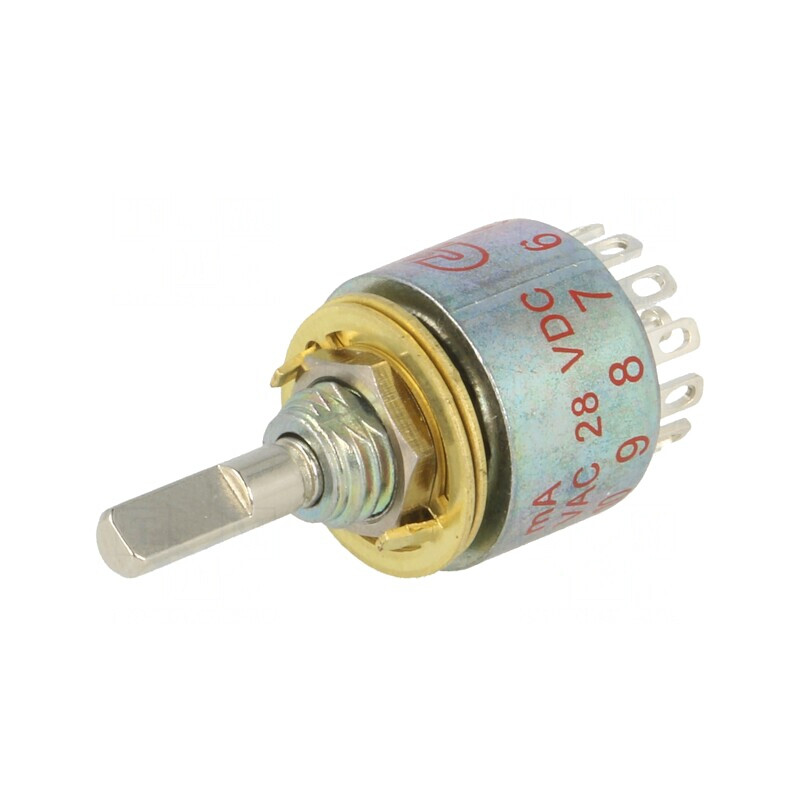 Comutator Rotativ 12 Pozitii 0.25A 125VAC 28VDC | Electronic-mag.ro | Componente Electronice