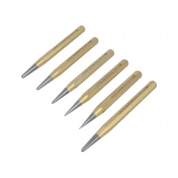 Kit Poansoane pentru Scoatere Dibluri, Bolțuri și Șplinturi 6 Bucăți | Electronic-mag.ro | Componente Electronice