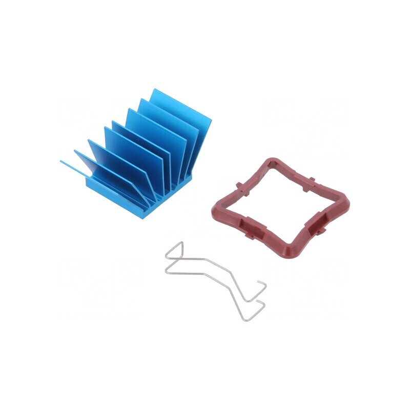 Radiator Albastru cu Aripioare BGA 23x23mm | Electronic-mag.ro | Componente Electronice Radiator Albastru cu Aripioare BGA 23x23mm | Electronic-mag.ro | Componente Electronice