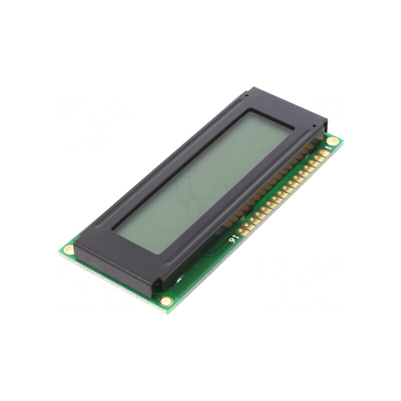 Afișaj LCD Alfanumeric 16x1 80x36x10,5mm LED