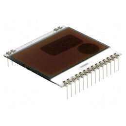 Afişaj LCD grafic 102x64 FSTN Positive 39x38,1mm 14 PIN | Electronic-mag.ro | Componente Electronice