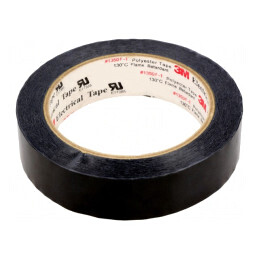 Bandă Electroizolantă Neagră 25mm x 66m Acrilică | Electronic-mag.ro | Componente Electronice