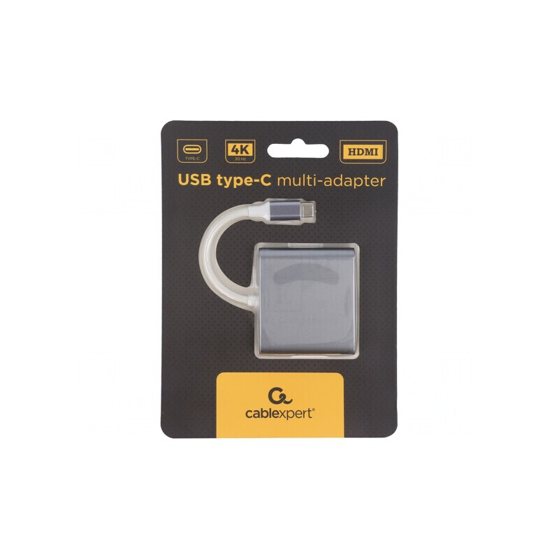 Adaptor HDMI 1.4 USB 3.0 USB 3.1 0.075m Alb Gri Cablexpert