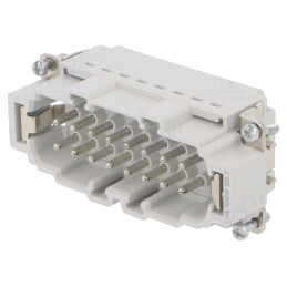 Conector HDC 16-PIN Tată 16 PE | Electronic-mag.ro | Componente Electronice