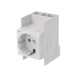Priză Schuko 230V 16A pentru Șină DIN | Electronic-mag.ro | Componente Electronice