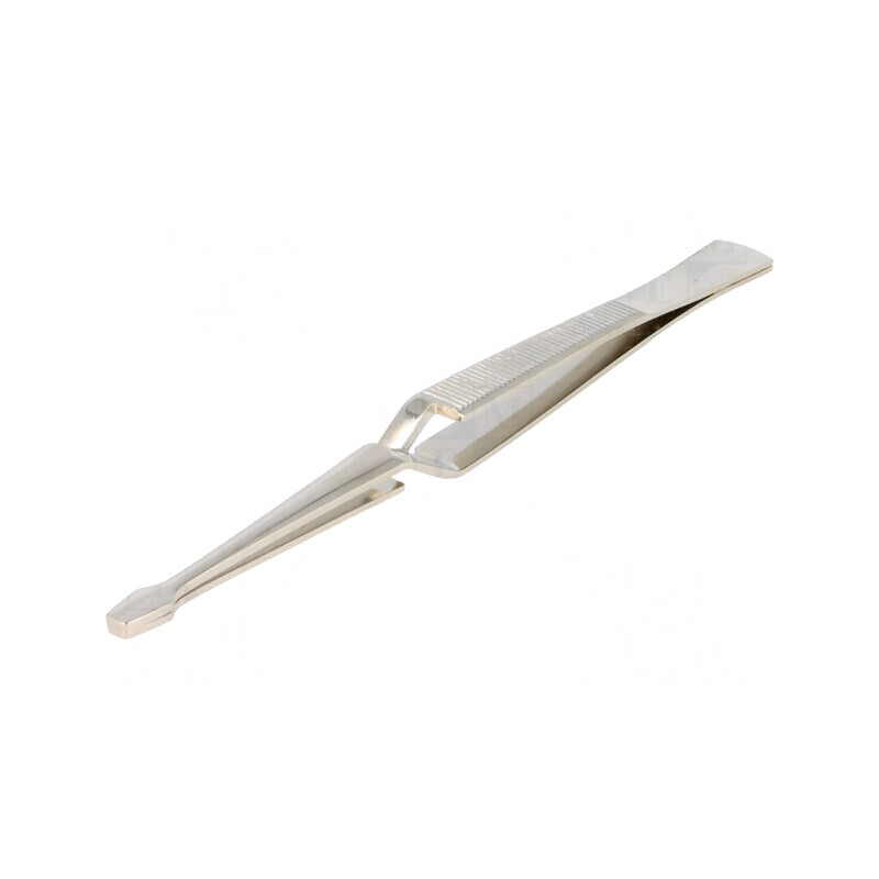 Pensetă lungă 160mm cu vârf lopățică 25g | Electronic-mag.ro | Componente Electronice Pensetă lungă 160mm cu vârf lopățică 25g | Electronic-mag.ro | Componente Electronice
