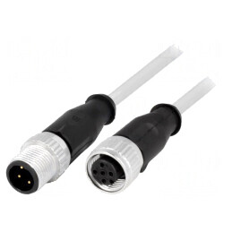 Cablu Senzori Automatizări M12-M12 1m | Electronic-mag.ro | Componente Electronice