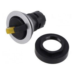 Comutator Rotativ 22mm 3 Funcții | Electronic-mag.ro | Componente Electronice