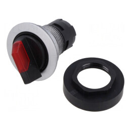 Comutator Rotativ 22mm cu 3 Poziții | Electronic-mag.ro | Componente Electronice
