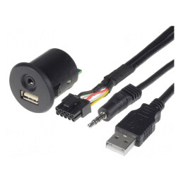 Adaptor USB/AUX | Fiat Punto 2005- | 0,9m | C0004 USB