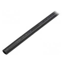 Manșon termocontractabil cu adeziv 11mm 1,2m negru | Electronic-mag.ro | Componente Electronice