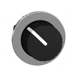 Comutator Rotativ 30mm Negru 2 Poziții | Electronic-mag.ro | Componente Electronice
