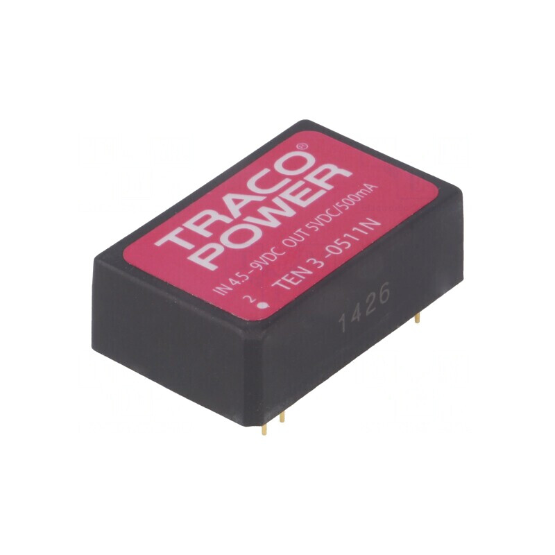 Convertor DC/DC 3W 4.5-9V la 5V 600mA DIP24 | Electronic-mag.ro | Componente Electronice