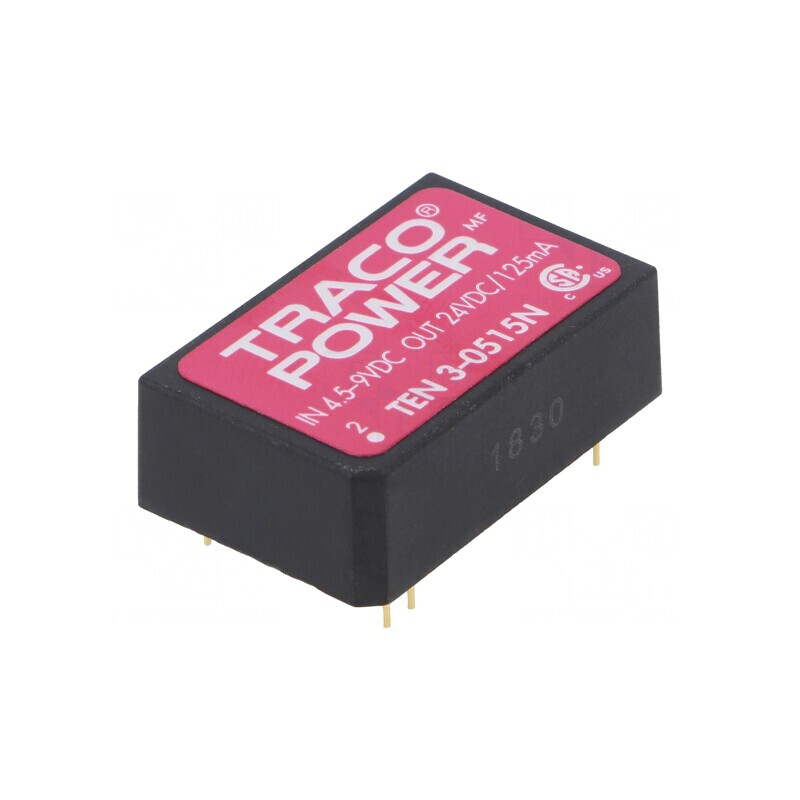 Convertor DC/DC 3W 4.5-9V la 24V 125mA DIP24 | Electronic-mag.ro | Componente Electronice Convertor DC/DC 3W 4.5-9V la 24V 125mA DIP24 | Electronic-mag.ro | Componente Electronice