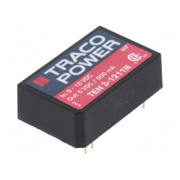 Convertor DC/DC 3W 9-18V la 5V 600mA DIP24 | Electronic-mag.ro | Componente Electronice
