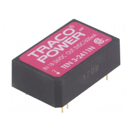 Convertor DC/DC 3W 18-36V la 5V 600mA DIP24 | Electronic-mag.ro | Componente Electronice