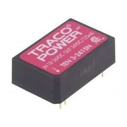 Convertor DC/DC 3W 18-36V la 24V 125mA DIP24 | Electronic-mag.ro | Componente Electronice