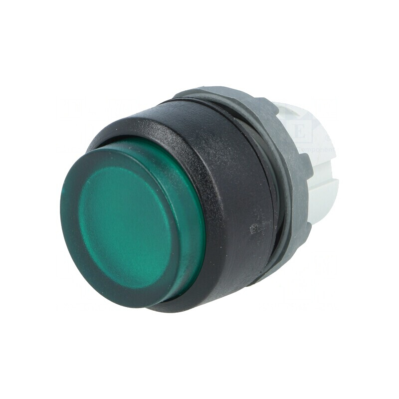 Comutator apăsare 22mm verde IP66 | Electronic-mag.ro | Componente Electronice