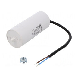Condensator pentru motoare 80uF 50x119mm | Electronic-mag.ro | Componente Electronice