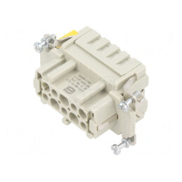 Conector HDC 10P Inserturi Contact Mamă Han ES PIN 10 PE | Electronic-mag.ro | Componente Electronice
