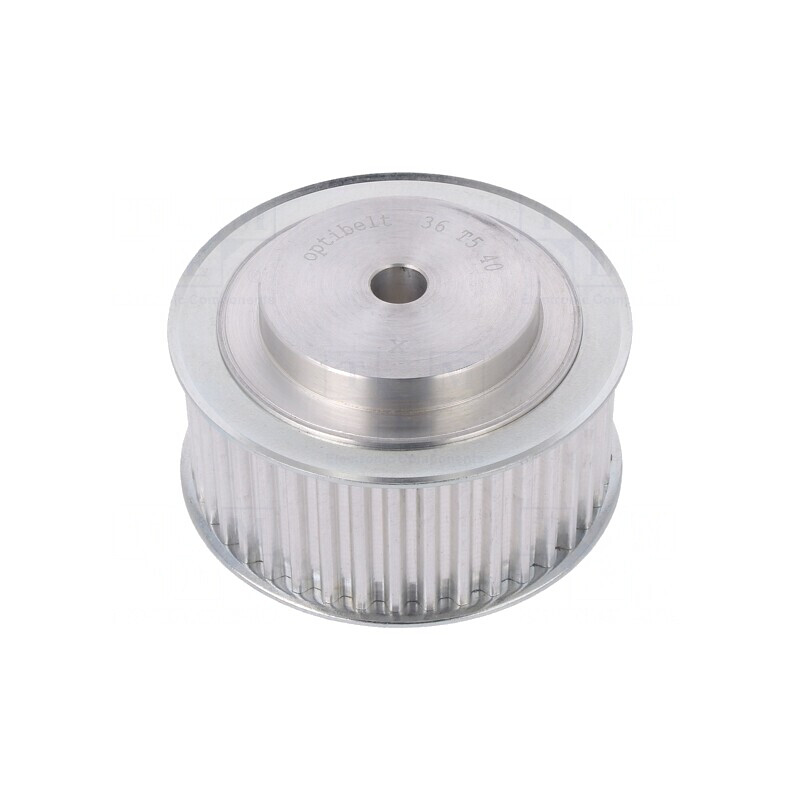 Roată de curea T5 aluminiu 36T 25mm | Electronic-mag.ro | Componente Electronice