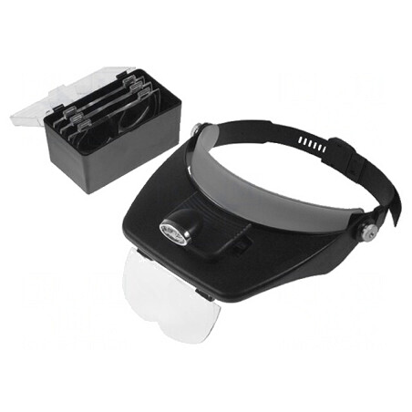 Lupă Binoculară cu Iluminare LED și Mărire x1,2-x3,5 | Electronic-mag.ro | Componente Electronice