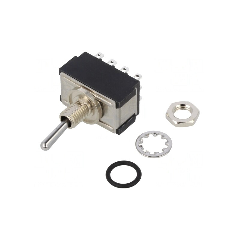 Comutator Basculant 2 Pozitii 4PDT ON-ON 6A | Electronic-mag.ro | Componente Electronice