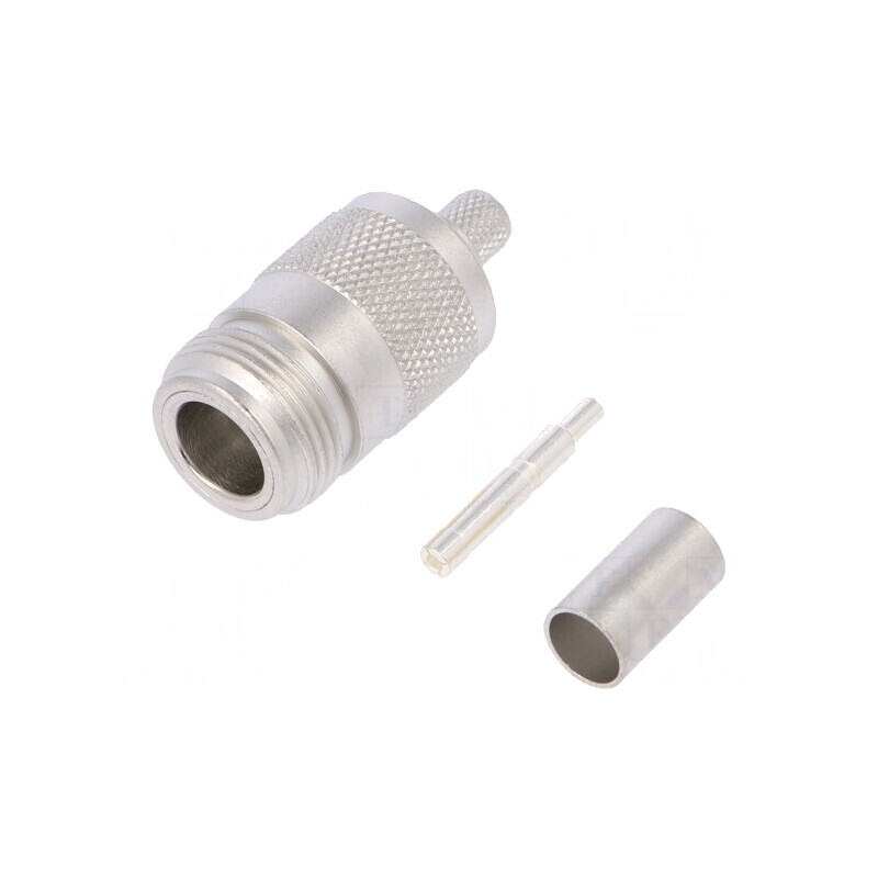 Mufă N mamă drept 50Ω pe cablu J01021B0117 | Electronic-mag.ro | Componente Electronice