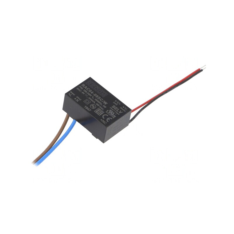 Convertor AC/DC 4W 9VDC RAC04-09SC/W | Electronic-mag.ro | Componente Electronice