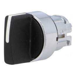 Comutator rotativ 22mm 3 poziții negru | Electronic-mag.ro | Componente Electronice