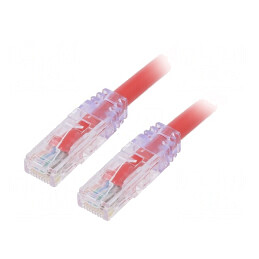 Patch Cord Cat6a UTP 1m Roșu | Electronic-mag.ro | Componente Electronice