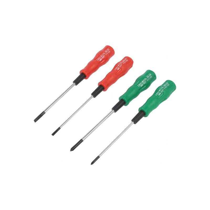 Kit Șurubelnițe Phillips și Plate 4 Bucăți | Electronic-mag.ro | Componente Electronice