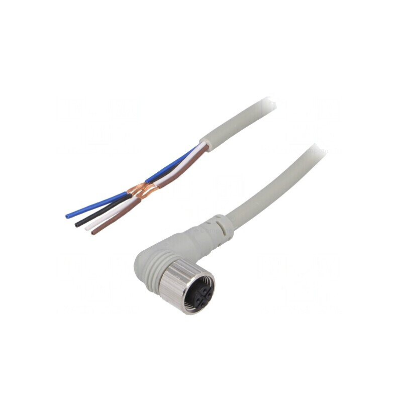 Cablu Conectare M12 4 Pin 5m Unghi Mufă Mamă | Electronic-mag.ro | Componente Electronice
