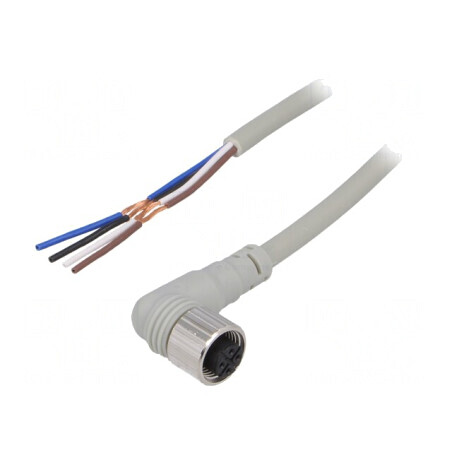 Cablu Conectare M12 4 Pin 5m Unghi Mufă Mamă | Electronic-mag.ro | Componente Electronice