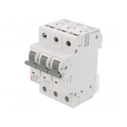 Întrerupător de supracurent 10A 3P 230/400VAC 6kA | Electronic-mag.ro | Componente Electronice