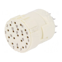Conector M23 17 PIN Mamă Lipire 160V 8A | Electronic-mag.ro | Componente Electronice