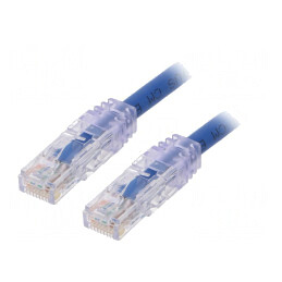 Patch Cord TX6A 10Gig U/UTP PVC Albastru 1m | Electronic-mag.ro | Componente Electronice