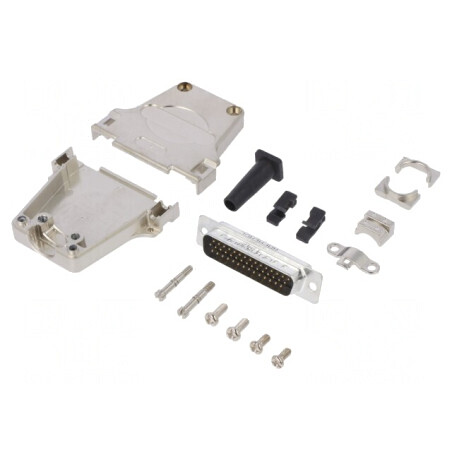 D-Sub HD 44-Pin Tată Drept Lipire pe Cablu Gold Flash | Electronic-mag.ro | Componente Electronice