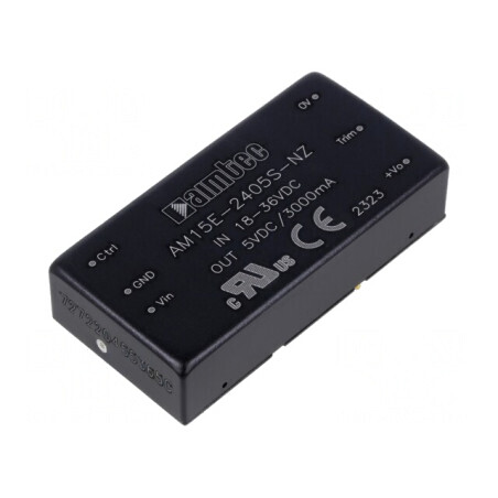 Convertor DC/DC 15W 18-36V la 5V 3A | Electronic-mag.ro | Componente Electronice