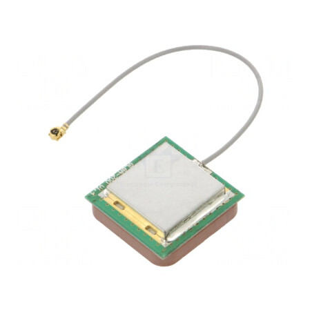 Antenă GNSS GPS 2dBi RHCP 25x25mm IPEX | Electronic-mag.ro | Componente Electronice