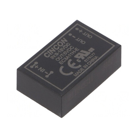 Convertor DC/DC 3W 9-18V la 5V 309mA DIP24 | Electronic-mag.ro | Componente Electronice