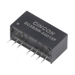 Convertor DC/DC 3W 9-36V la 15V/-15V SIP8 | Electronic-mag.ro | Componente Electronice