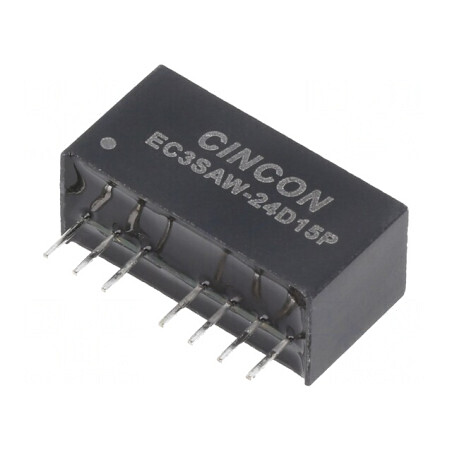 Convertor DC/DC 3W 9-36V la 15V/-15V SIP8 | Electronic-mag.ro | Componente Electronice