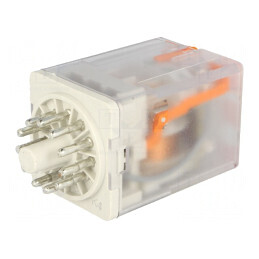 Releu Electromagnetic 3PDT 24VAC 10A Soclu | Electronic-mag.ro | Componente Electronice