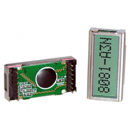 Afișaj LCD Alfanumeric 8x1 40x20mm 5V | Electronic-mag.ro | Componente Electronice