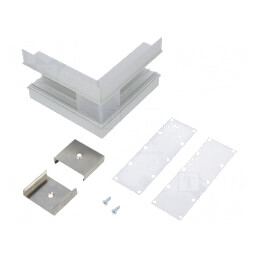Conector Aluminiu Anodizat Argintiu 270° VARIO30-05 | Electronic-mag.ro | Componente Electronice