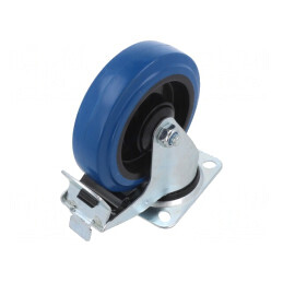 Roată de transport 125mm 200kg gumă | Electronic-mag.ro | Componente Electronice