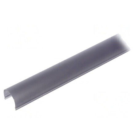 Protecție profil LED negru 2m cu împingere | Electronic-mag.ro | Componente Electronice